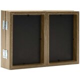 vidaXL Trodijelni okvir za fotografije smeđi 28x18 cm + 2 x (13x18 cm) | shoptok.hr
