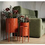 Mauro Ferretti Kovinski okrasni cvetlični lonci v kompletu 3 ks ø 36 cm Archy – | Shoptok.si