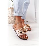 Boto Slippers On The Cork Sole With Chain Beige Last Dance | shoptok.hr