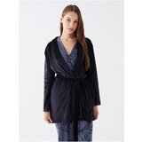 LC Waikiki Women's Corduroy Dressing Gown with Shawl Collar Long Sleeves Straight | Shoptok.si