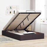 vidaXL Otomanski posteljni okvir brez vzmetnice rjav 120x200 cm blago | Shoptok.si