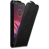 Cadorabo Ohišje, združljivo z Motorola MOTO Z2 PLAY / Z2 FORCE v nočna črna - Zaščitni ovitek v obliki flipa z magnetnim zapiranjem, (20558801) | Shoptok.si