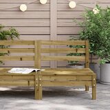  Vrtna sofa bez naslona za ruke od impregnirane borovine | shoptok.hr