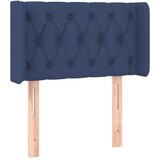 Maison Chic vzglavna omarica - nočna omarica - posteljna omarica z ušesi modro 83x16x78/88 cm blago, (21711545) | Shoptok.si