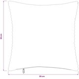  Presvlaka za jastuk 2 kom. HEERLEN Krem 30 x 30 cm Kord - Krem 30 x 30 cm 2 | shoptok.hr