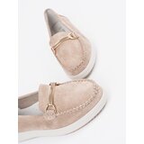 GOODIN Beige loafers made of natural leather | shoptok.hr