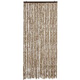  Zastor protiv muha bež i smeđa 90 x 200 cm od šenila | shoptok.hr
