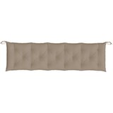  Jastuk za vrtnu klupu smeđesivi 180 x 50 x 7 cm tkanina Oxford | shoptok.hr