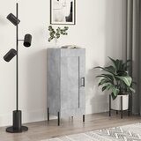 vidaXL Komoda betonsko siva 34,5x34x90 cm inženirski les Cene