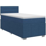  Boxspring krevet s madracem Plava 100 x 200 cm Tkanina | shoptok.hr