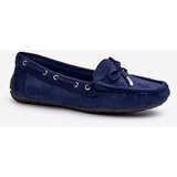 Boto Women's Navy Suede Moccasins Si Passione | Shoptok.si