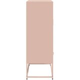 vidaXL Visoka omara roza 68x39x111,5 cm hladno valjano jeklo | Shoptok.si