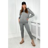 Kesi Sweater set Sweatshirt + Trousers dark grey Cene