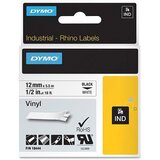 Dymo trak dymo rhino vinyl 18444, 12 mm 5,5 m (črna/bela), original Cene