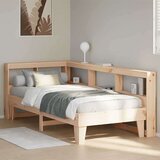  Knjižna postelja brez vzmetnice 90x200 cm trdna borovina | Shoptok.si
