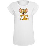Merchcode Women's T-shirt Tom & Jerry Mouse white | Shoptok.si