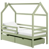  Drveni dječji krevet Lila s ladicom - olive - 160x80 cm - Bez madraca | shoptok.hr