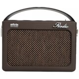 SILVA Schneider Mono 1968 BT desktop radio FM AUX, Bluetooth®, USB, SD mogućnost punjenja, funkcija alarma siva | Eponuda.ba