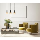  ITALUX PND-65342-3-BK+AMB - Luster SANTIA na sajli 3xE27/40W/230V | Eponuda.com