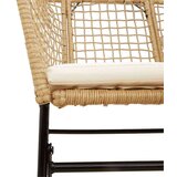  9-dijelni vrtni blagovaonski set s jastucima poliratan i staklo | shoptok.hr