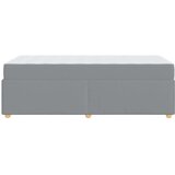  Krevetna konstrukcija Svijetlo siva 100 x 200 cm tkanina | shoptok.hr