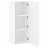  Zidni TV ormarić bijeli 40,5x30x102 cm od konstruiranog drva | Eponuda.com