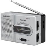 AVIZAR Mini žepni radio FM in AM pasov s stabilno teleskopsko anteno, Siva, (5000250440) | Shoptok.si