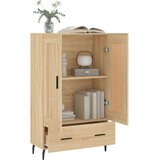  Visoka komoda boja hrasta 69,5 x 31 x 115 cm konstruirano drvo | shoptok.hr
