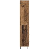  Highboard s ladicama 2 pcs Staro drvo Inženjerska drva i staklo | shoptok.hr