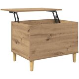 vidaXL Nočna omarica artisan hrast 60 x 44.5 x 45 cm Konstruiran les | Shoptok.si