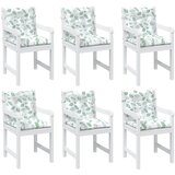  Jastučić za van 6 pcs Bijela 100 x 50 x 7 cm Tkanina | shoptok.hr