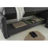MID.YOU POSTELJA BOXSPRING 180 cm x 200 cm , tekstil, leseni material antracit | Shoptok.si