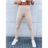 DStreet Women's sports leggings SIMPLE LIFE camel | shoptok.hr