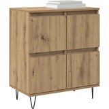 VidaXL Stranske omare 3 pcs artisan hrast 180 x 35 x 70 cm Slike