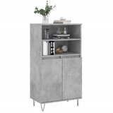  Visoka komoda siva betona 60x36x110 cm od konstruiranog drva | Shoptok.si