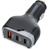  USB QC 3.0 avtopolnilec 18W + 2x Type C PD 100W+30W CC53-2C1A (skupno 138W) | Shoptok.si