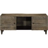  Stol za kavu svijetlo sivi 100x54x40 cm Puno drvo Mango | Eponuda.ba
