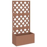  Sadilice s rešetkom 2 kom smeđe 65 x 33 x 135 cm WPC - Smeđa 65 x 33 x 135 cm 2 | shoptok.hr