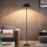 Nettlife Stoječa svetilka, talna svetilka za dnevno sobo, moderna kovinska stoječa svetilka 170 cm, senčnik &amp;Oslash;30 cm, E27 vtičnica max 40W, (5000491640) Slike