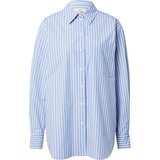 A LOT LESS Bluza 'Sissy' svetlo modra / bela | Shoptok.si