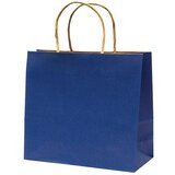  Vrečka darilna eko a4 horizontal 35x26x12 PROMOCIJA - MODRA Cene
