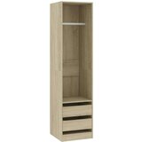 vidaXL Garderobna omara s predali sonoma hrast 50x50x200 cm iverna pl., (20621430) | Shoptok.si