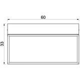  Zidna polica sa LED osvetljenjem SHELF 33x60 cm crna | Eponuda.com