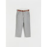 Reserved - Chino hlače s remenom - light grey Cijene
