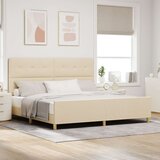  Krevet Krem 200x200 cm Tkanina | shoptok.hr
