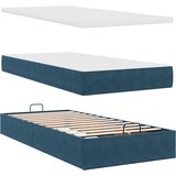  Okvir kreveta s madraca tamnoplavi 90x200cm baršunasti | shoptok.hr