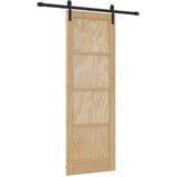  Klizna vrata Prirodna 73,5 x 211 cm Masivna borovina | shoptok.hr