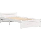  Okvir za krevet od masivnog drva bijeli 90 x 200 cm | Eponuda.com