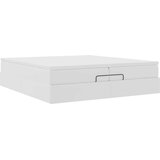  Okvir kreveta s madracima bijela 200x200 cm umjetna koža | shoptok.hr