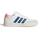 Adidas Nizke superge 'BREAKNET 3.0' mornarska / oranžna / bela / off-bela | Shoptok.si